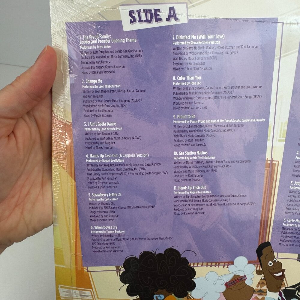 Sealed Disney Proud‎ Family Louder and Prouder Music Vinyl Record Target Violet - Picture 7 of 12